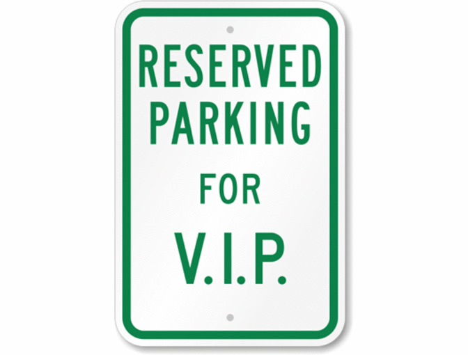 Reserved Parking for one Bobcat Family: Fall 2017
