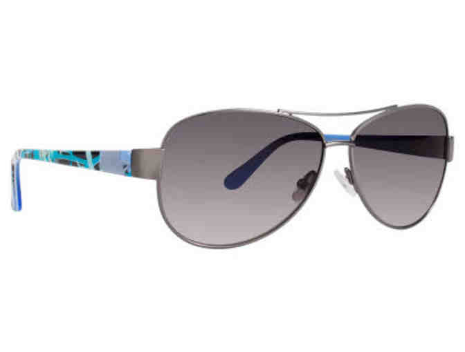Complete Eyecare: Vera Bradley Adrian Sunglasses in Camofloral & Case in Blue Bayou