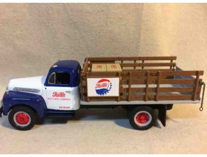 Toy Truck Lot #7 -Two Nylint First Gear Napa trucks Pepsi Cola and Christmas.