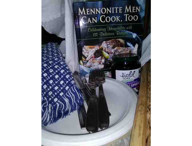 Food: Bible Lands Breakfast Basket plus 'Mennonite Men Can Cook, Too,' cookbook