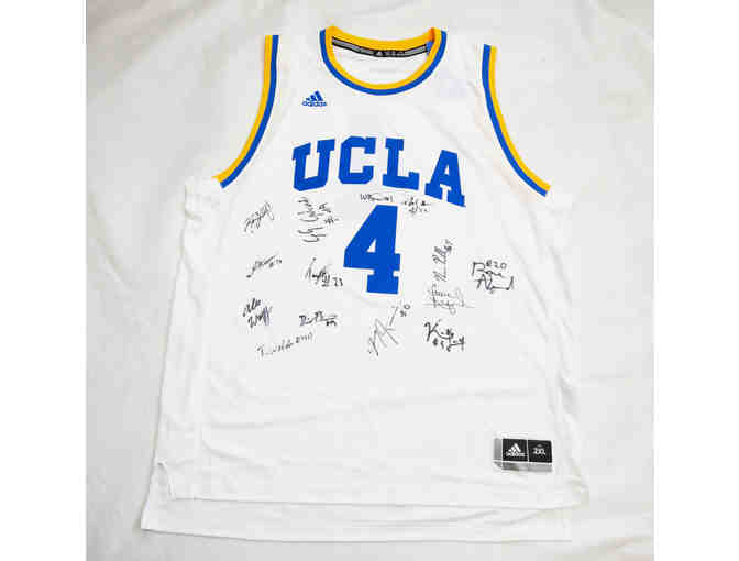 UCLA Basketball Jersey Signed by 2014-2015 Men's Basketball Team and Coach Steve Alford
