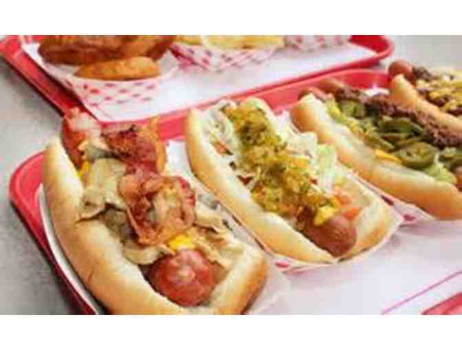 Enjoy Pink's Famous Hot Dogs
