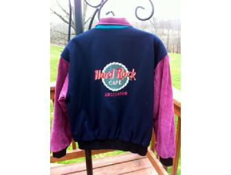 Suede and Leather Hard Rock Cafe Jacket- New!