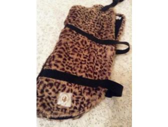 Custom Made Leopard Dog Fur Coat- Mediuma??
