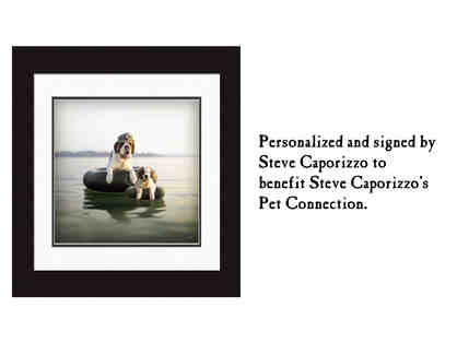 'Pa & Pea, The Buddies' Framed Print Personalized and Signed by Steve Caporizzo