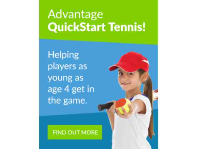 Advantage Quickstart Tennis - $100 Gift Certificate