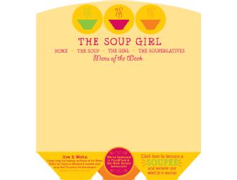 SOUPerlatives - 'Of Soup and Love, the First is Best' Best soup in town from The Soup Girl