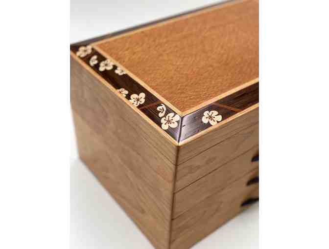 Grand Cherry Blossom Jewelry Box by Heartwood Creations