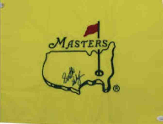 Personalized autographed PGA Players Championship Flag - Photo 1