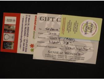 Sense of Wonder - Gift Certificate
