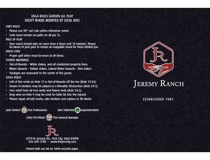 Jeremy Ranch Golf Foursome