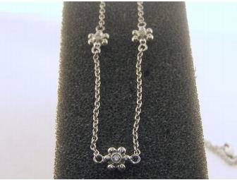 Leo Ingwer Diamond Flower Necklace