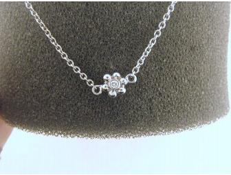 Leo Ingwer Diamond Flower Necklace