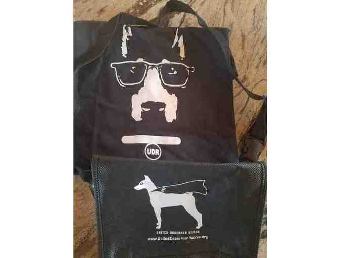 Cool Doberman T-shirt and Treat bag