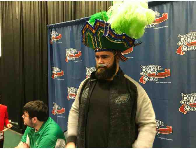 Authentic Mummer's hat signed by Eagles player Jason Kelce