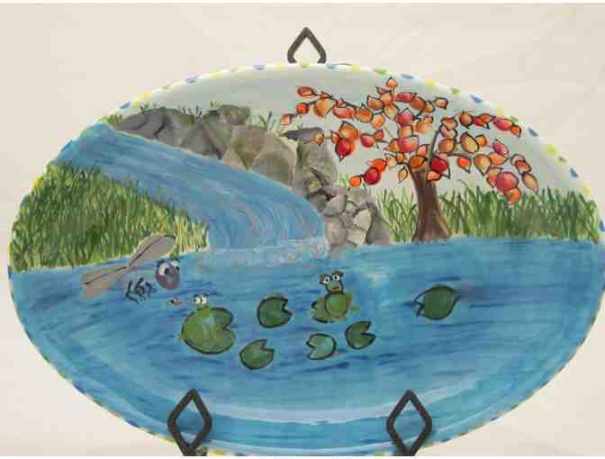 Tranquil Pond Plate: We Promise Artists