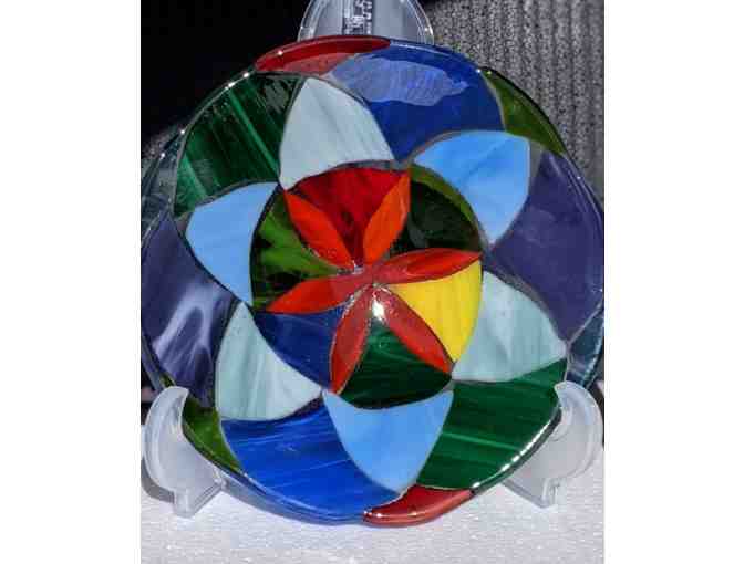 'Mandala' Glass Bowl by Rocio Smith
