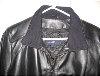Black Leather Jacket by Andrea Viccaro