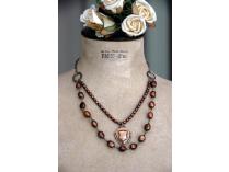 "Greer" Chocolate Pearl Necklace