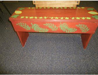Miss G Classroom Art - Red Bench