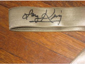 LARRY KING Autographed Suspenders ~ One Of A Kind!
