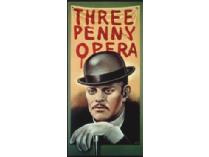 Vintage Three Penny Opera Framed Poster