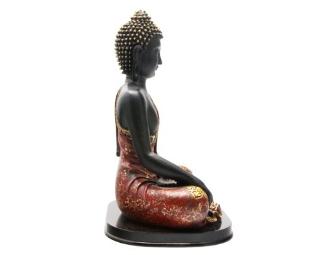 Buddha Groove: Black Resin Buddha