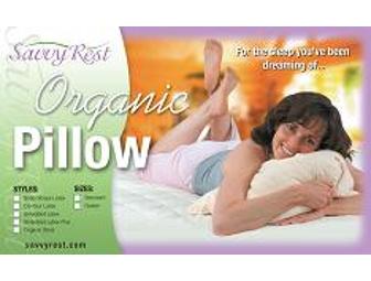 Savvy Rest: Set of Two Queen Organic Shredded Latex Pillows