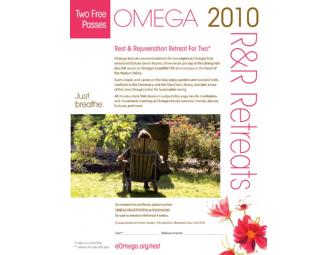 Omega Institute, Rhinebeck, New York: R&R Retreat for Two