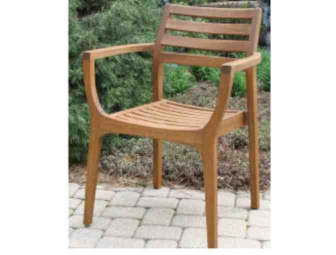 PATIO SET - Eucalyptus Hardwood - One Folding Table and 4 Chairs from Family Tree Nursery