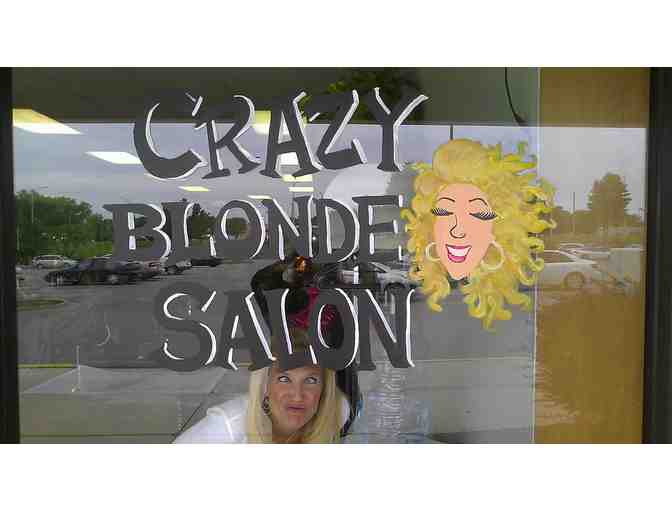 One Haircut and Style at Crazy Blonde Salon in Shawnee, KS