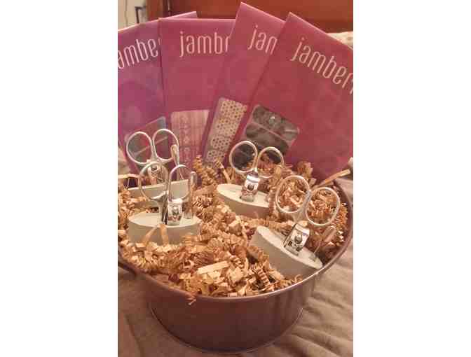 Jamberry Sleepover Party Basket for 4 - 8 Girls - Wraps, Manicure Items, Cupcakes!