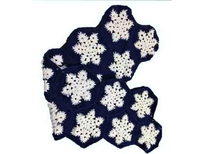 Handmade Crochet Snowflake Blanket