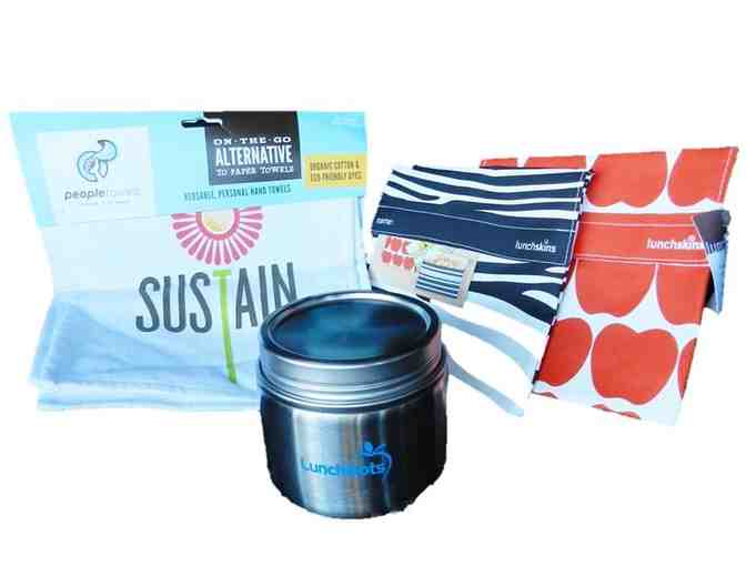 Eco-Friendly Lunch Container Set (LunchSkins, LunchBots and PeopleTowels)