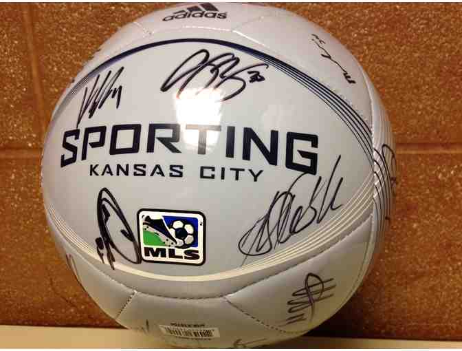 Sporting KC Soccer Fan Package - Signed Team Soccer Ball & 2 Tickets to 2015 Home Game