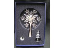 Beautful Holiday Swarovski Tree Topper and Tree Ornament