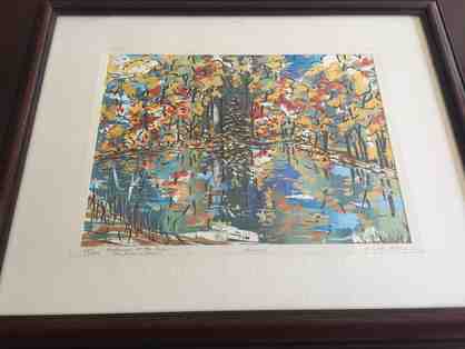 "Autumn at the Lake; Our Lady of Grace" Serigraph