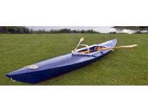 Canoe Rigged for Sliding Seat Rowing