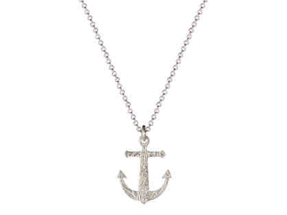Me&Ro Sterling Silver Paisley Anchor Pendant