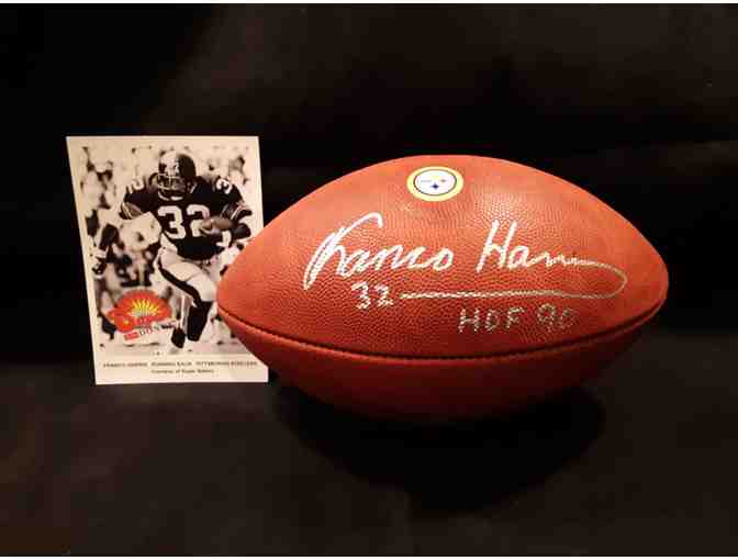 Franco Harris Autographed NFL Football