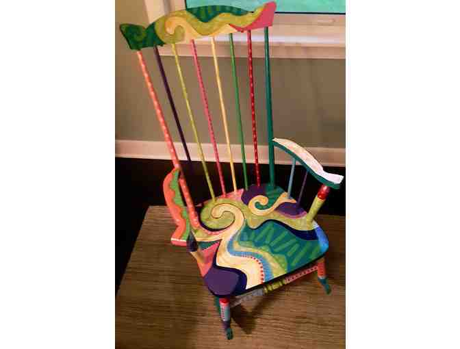 Colorful, Handpainted Rocking Chair