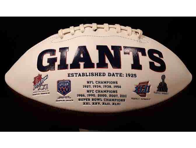 NFL NY Giants Football Autographed by Sterling Shepard