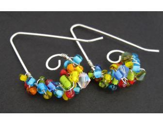 Sparkling & Colorful Earrings/Bracelet Set