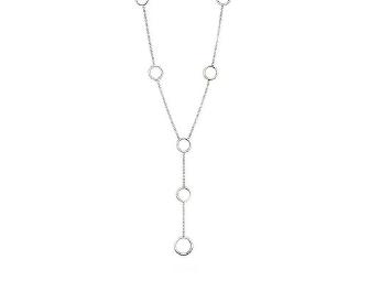 Tiffany Multi-Circle Sterling Silver Lariat Necklace