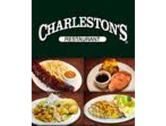 2- $20 Charleston's Restaurant gift certificates & Free Appetizer