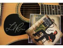 Lionel Richie Autographed Mitchell Guitar /w Autographed "Tuskegee" CD