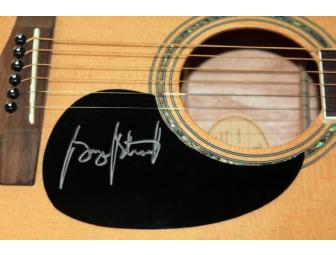 George Strait Autographed Mitchell Acoustic Guitar /w Autographed 'Troubadour' CD