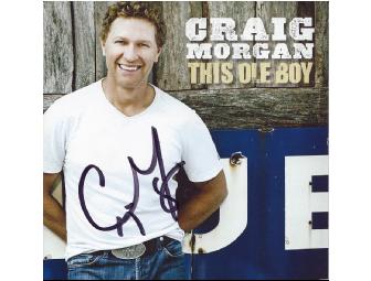 Craig Morgan Autographed 8x10 and 'This Ole Boy' CD
