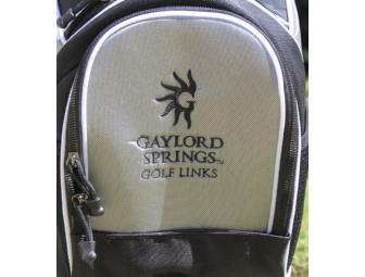 Calloway 'Gaylord Springs Golf Links' Golf Bag and Promotional Accesories