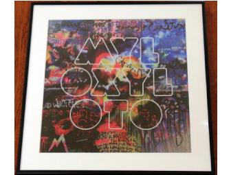 Coldplay Autographed 'Mylo Xyloto' Lenticular